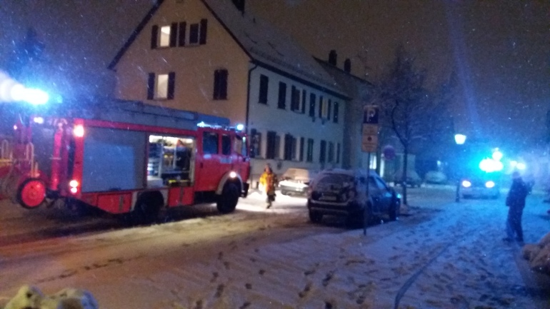 Türöffnung Julius-Leber-Straße (© Feuerwehr Aalen)