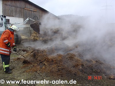 Bei den Löscharbeiten (© )